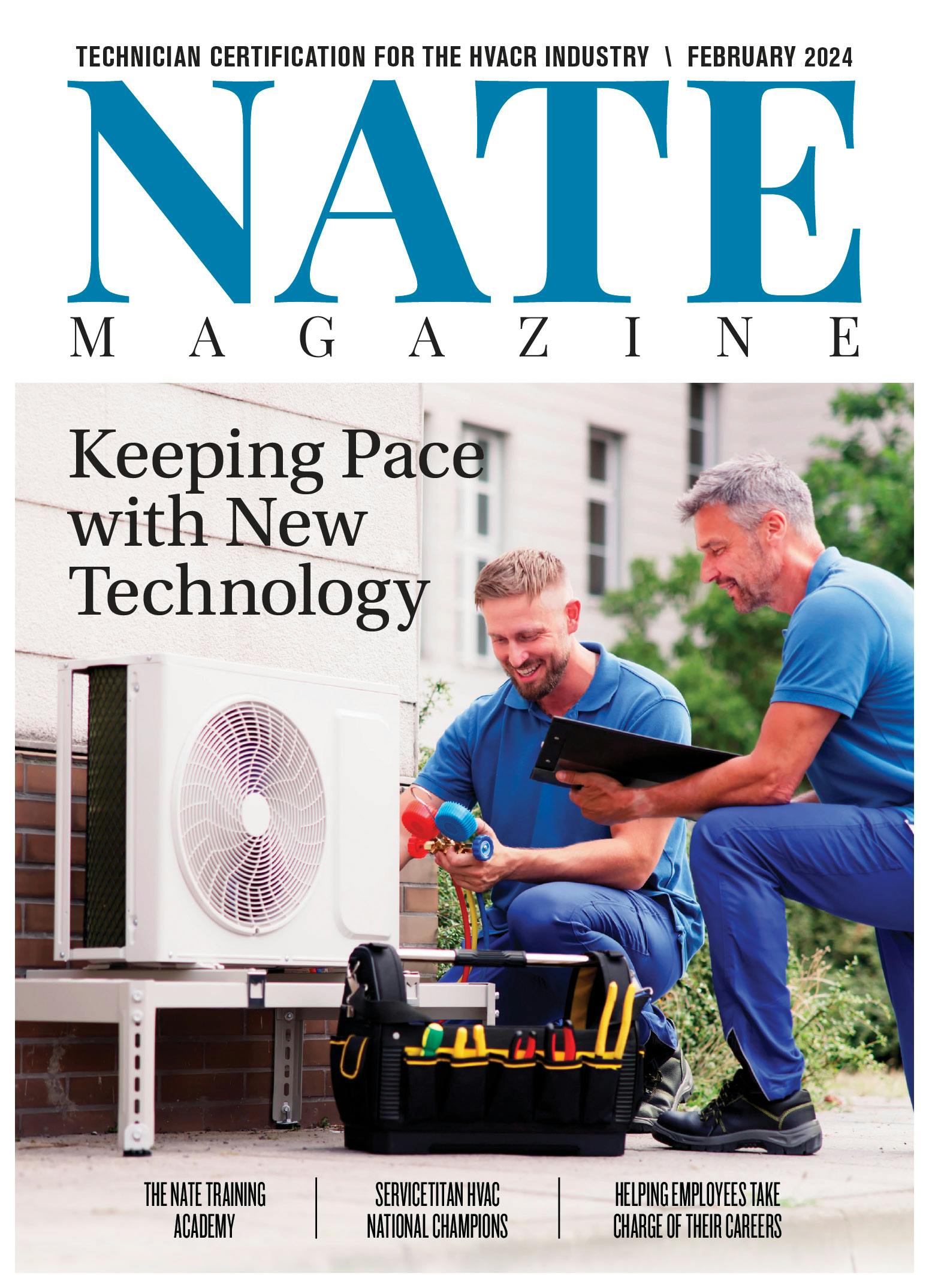 The NATE Magazine February 2024 Issue cover image