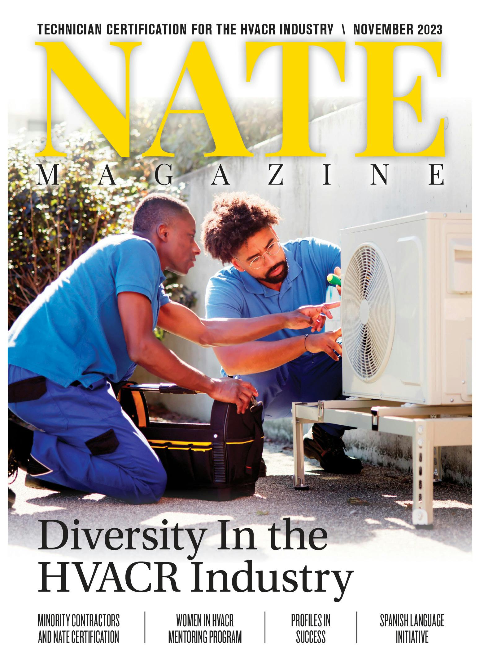 The NATE Magazine November 2023 Issue cover image