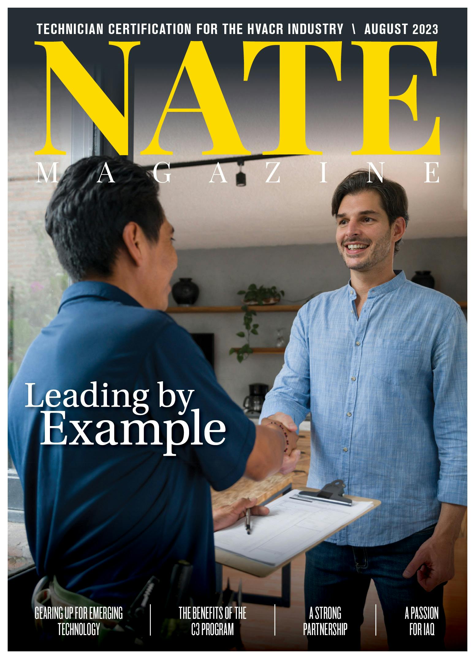 The NATE Magazine August 2023 Issue cover image