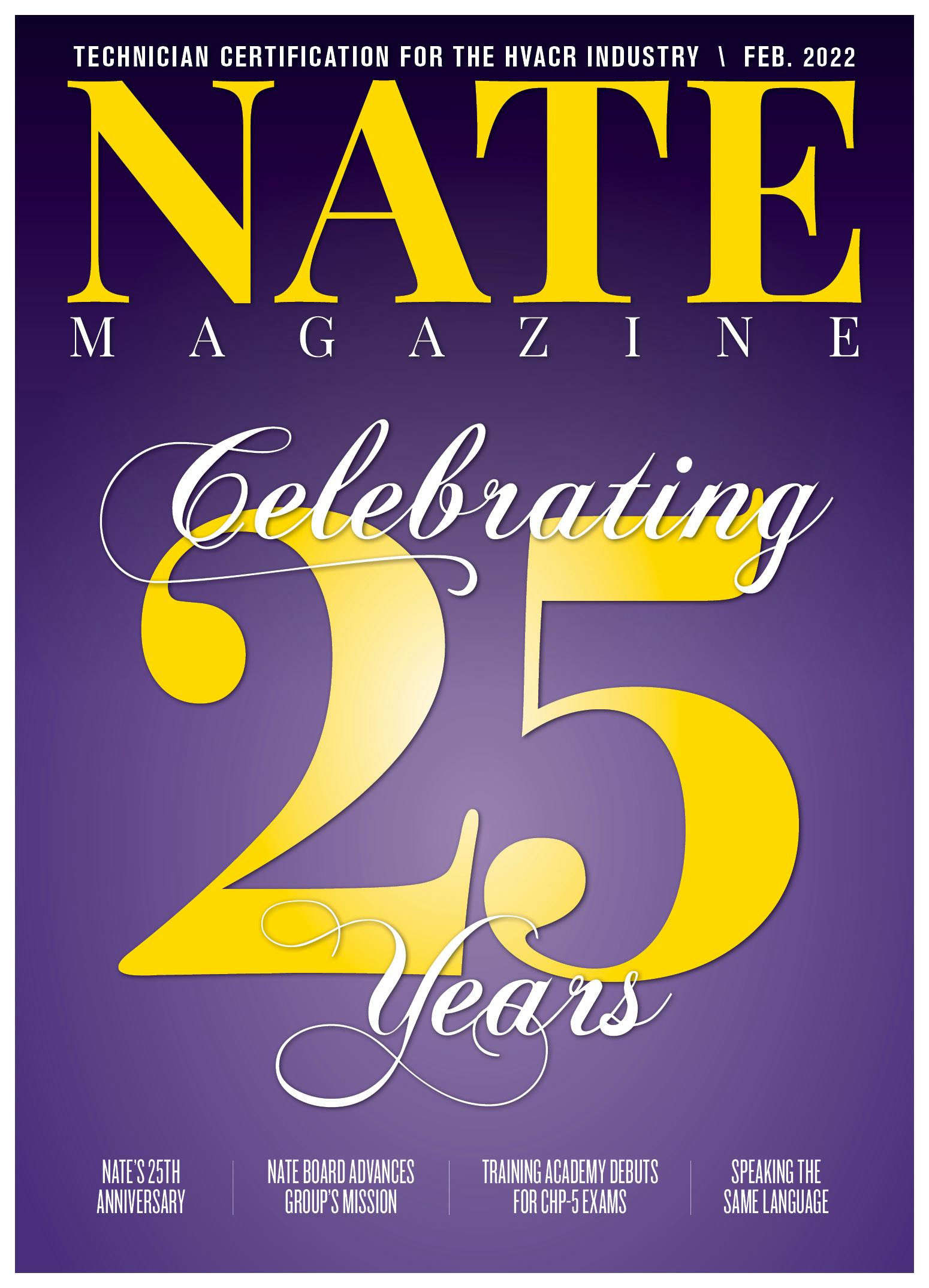 The NATE Magazine February 2022 Issue cover image