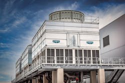 When water-cooled chillers are deployed, EVAPCO’s heat rejection technologies can be used to cool them – evaporative, hybrid, dry or adiabatic methods of heat rejection, depending on site priorities and resource availability. When water-cooled chillers are deployed, EVAPCO’s heat rejection technologies can be used to cool them – evaporative, hybrid, dry or adiabatic methods of heat rejection, depending on site priorities and resource availability.