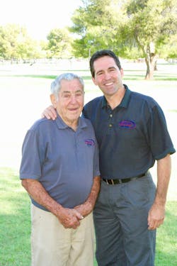 Lou Hobaica and his father, Paul Hobaica. Lou credits his father for instilling in him a strong work ethic, morally based foundational principles, and faith in God. Lou Hobaica and his father, Paul Hobaica. Lou credits his father for instilling in him a strong work ethic, morally based foundational principles, and faith in God.