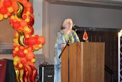 Ruth King speaks at the Women in HVACR conference in 2022, celebrating the organization's 20th anniversary. Ruth King speaks at the Women in HVACR conference in 2022, celebrating the organization's 20th anniversary.