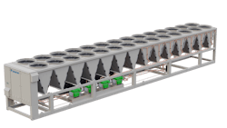 The Pathfinder AWV-C fan deck and AWM Chiller, each offering next-generation advancements in cooling performance. The AWV-C enhances condenser airflow by 20% through its innovative single-component design, while the AWM Chiller combines oil-free magnetic bearing technology and a next-gen fan deck for unparalleled operation in high ambient temperatures up to 135° F. The Pathfinder AWV-C fan deck and AWM Chiller, each offering next-generation advancements in cooling performance. The AWV-C enhances condenser airflow by 20% through its innovative single-component design, while the AWM Chiller combines oil-free magnetic bearing technology and a next-gen fan deck for unparalleled operation in high ambient temperatures up to 135° F.