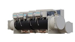 The Magnitude WME-C Quad Chiller features a capacity range of 2,000 to 3,000 tons, ultra-low GWP refrigerants, and advanced features like RapidRestore and RideThrough. The WME-C Quad is engineered for maximum uptime and efficiency in mission-critical facilities. The Magnitude WME-C Quad Chiller features a capacity range of 2,000 to 3,000 tons, ultra-low GWP refrigerants, and advanced features like RapidRestore and RideThrough. The WME-C Quad is engineered for maximum uptime and efficiency in mission-critical facilities.