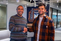 Julian Scadden, president and CEO of Nexstar Network with Ruchir Shah, CEO and founder of SkillCat. Julian Scadden, president and CEO of Nexstar Network with Ruchir Shah, CEO and founder of SkillCat.