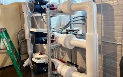 Xylem Bell & Gossett’s hydrovar X-enabled solutions include IE5 efficiency motors, which offer 40% less energy losses compared to traditional induction motors. Xylem Bell & Gossett’s hydrovar X-enabled solutions include IE5 efficiency motors, which offer 40% less energy losses compared to traditional induction motors.