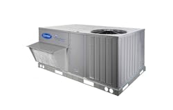 The 48QE is meant to provide: an easy, cost-effective retrofit option for light commercial applications by fitting onto existing curb and ductwork with minimal modifications required. The 48QE is meant to provide: an easy, cost-effective retrofit option for light commercial applications by fitting onto existing curb and ductwork with minimal modifications required.