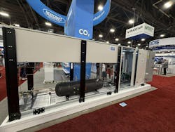 Heatcraft's 15-horsepower CO2 vertical condensing unit is designed for commercial processes and cold storage where large rack systems aren’t required. Heatcraft's 15-horsepower CO2 vertical condensing unit is designed for commercial processes and cold storage where large rack systems aren’t required.