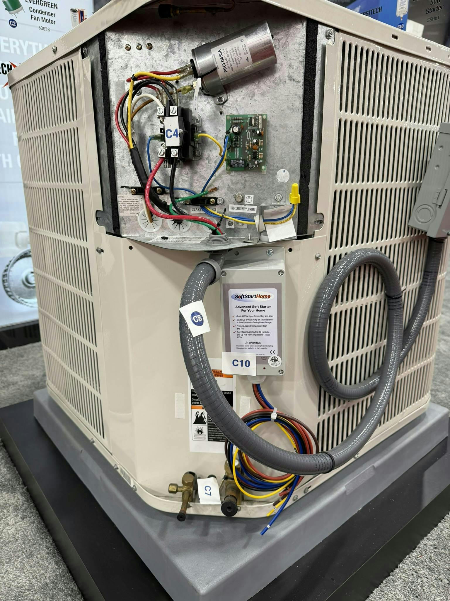 SoftStartHome ramps up power to reduce the inrush of current to components and reduce power demand on startup. SoftStartHome ramps up power to reduce the inrush of current to components and reduce power demand on startup.