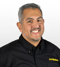 Tony Gonzalez, director of training for Fieldpiece Instruments. Tony Gonzalez, director of training for Fieldpiece Instruments.