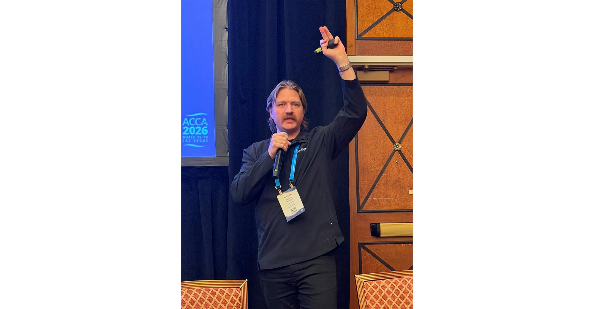 Westie Magnuson, chief culture officer at HireAligned, discusses best practices for recruiting new employees during his breakout session at ACCA 2026.