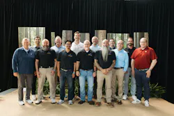 Back Row, from Left to Right: Richard Lewis, Shayne Mehringer, Shaun Hardick, Raj Midha, Matt Everitt, and RJ Magee. Front Row, from Left to Right: John Conway, Ryan Field, Dan Lai, Shane Pomeroy, Ben Henderson, Scott Brinkley, and David Katz. Back Row, from Left to Right: Richard Lewis, Shayne Mehringer, Shaun Hardick, Raj Midha, Matt Everitt, and RJ Magee. Front Row, from Left to Right: John Conway, Ryan Field, Dan Lai, Shane Pomeroy, Ben Henderson, Scott Brinkley, and David Katz.