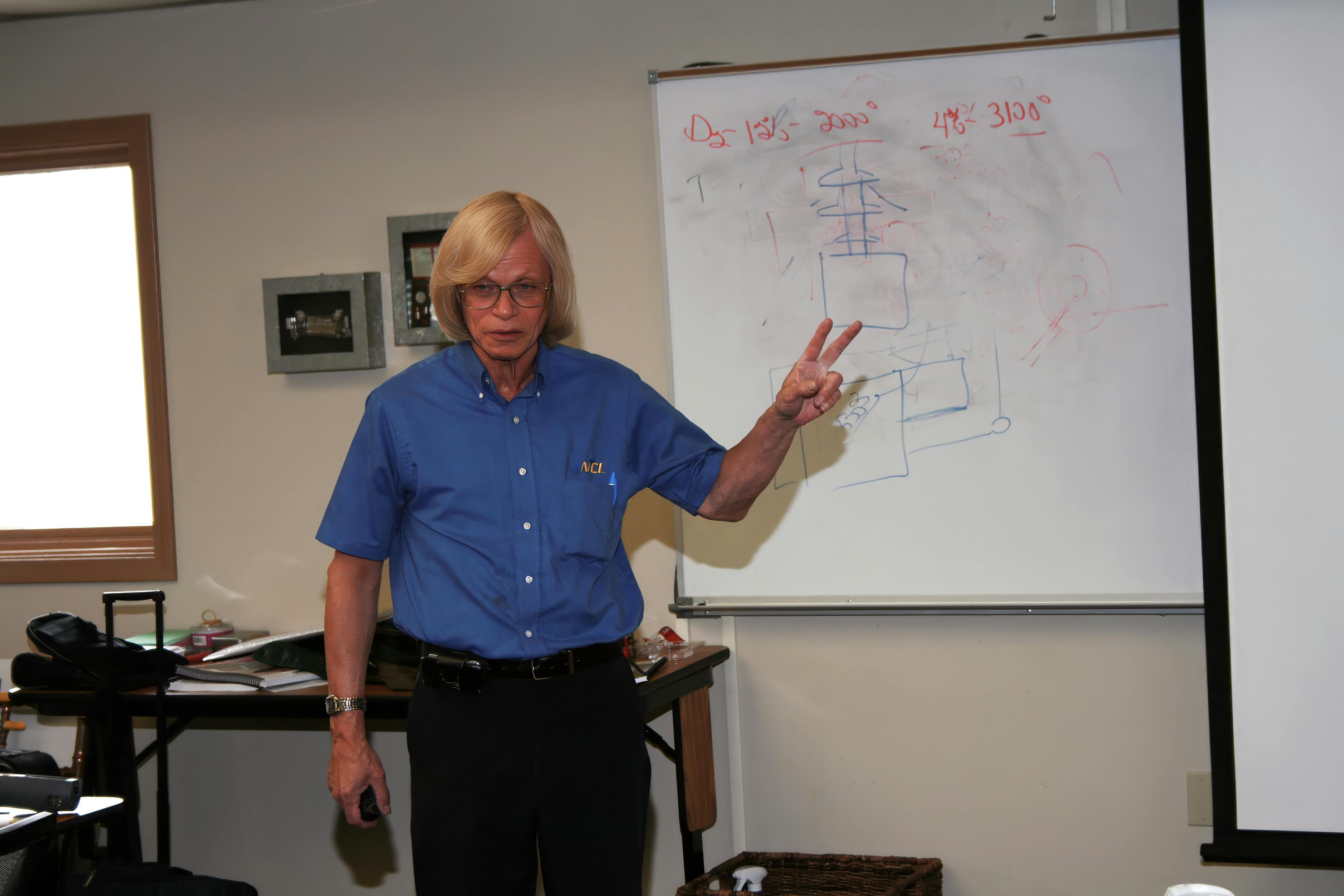 Jim loved to challenge his students to question what they had been taught and prove it with data. One of his most controversial topics was draft hoods on atmospheric equipment.