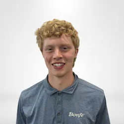 Joey Phillips, 24 HVAC technician at Bonfe Plumbing, Heating, Cooling, Electrical & Sewer in Saint Paul, Minnesota.