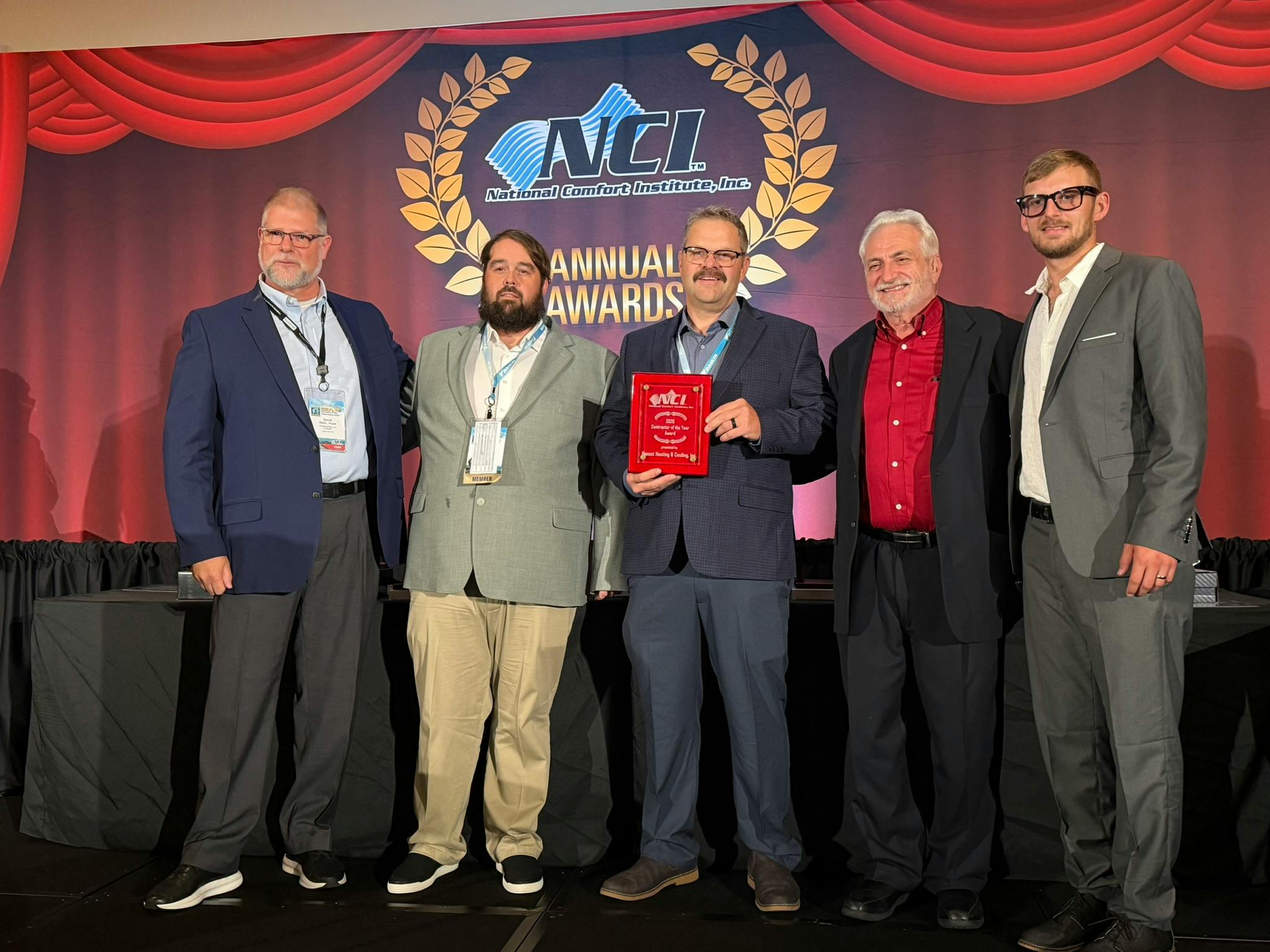 Honest Heating &amp; Cooling Inc., located in Marshalltown, Iowa, received the 2026 Contractor of the Year (Under $2 Million) Award from the National Comfort Institute at the annual Summit conference.
