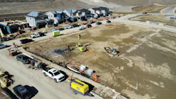Dandelion's geothermal systems integrated into a development of new Lennar homes built in Colorado, April 2025.